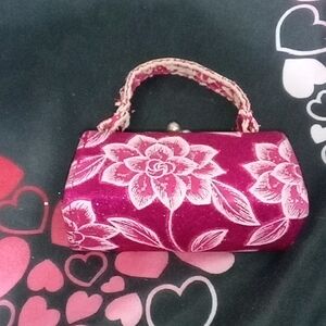 Sparkly Pink Coin Pouch